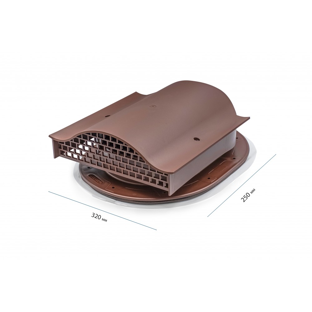 Spot roof aerator for installed roofing brown Spot roof aerator for installed roofing brown