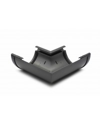 Кут ринви внутрішній 90° антрацитовий 120мм GIZA