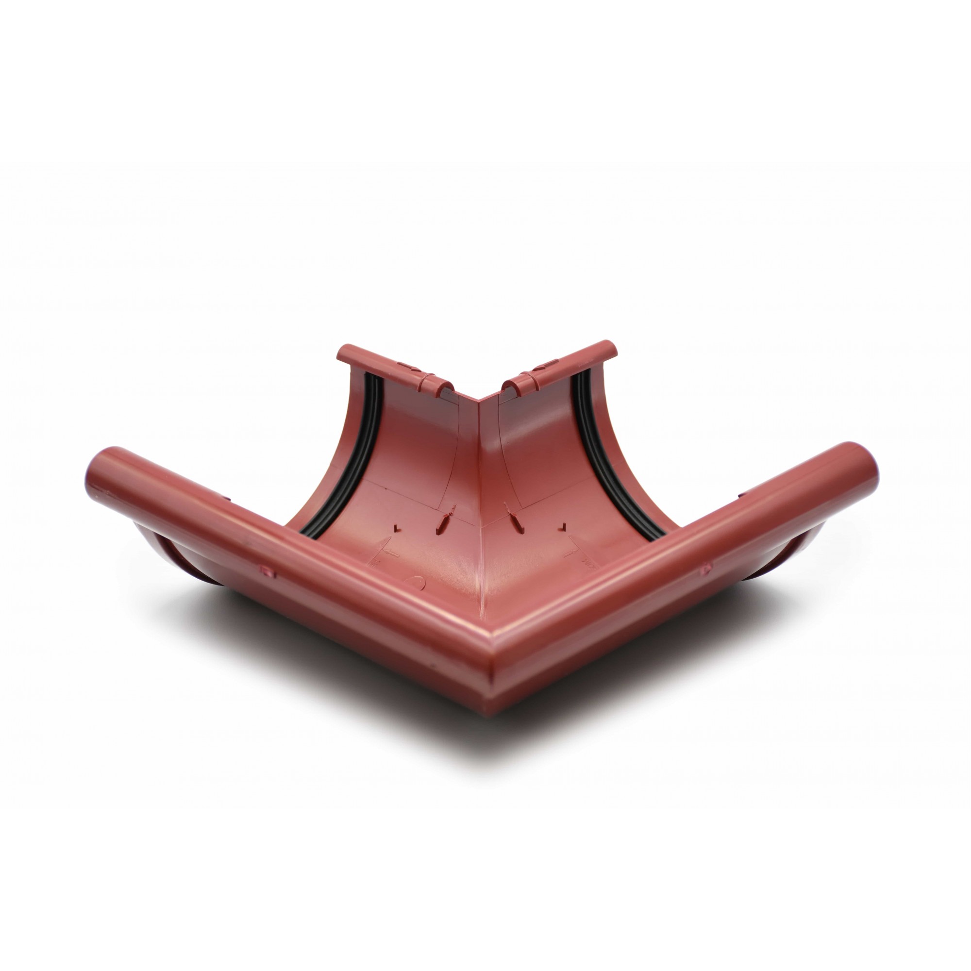 Кут ринви зовнішній 90° червоний 120мм GIZA