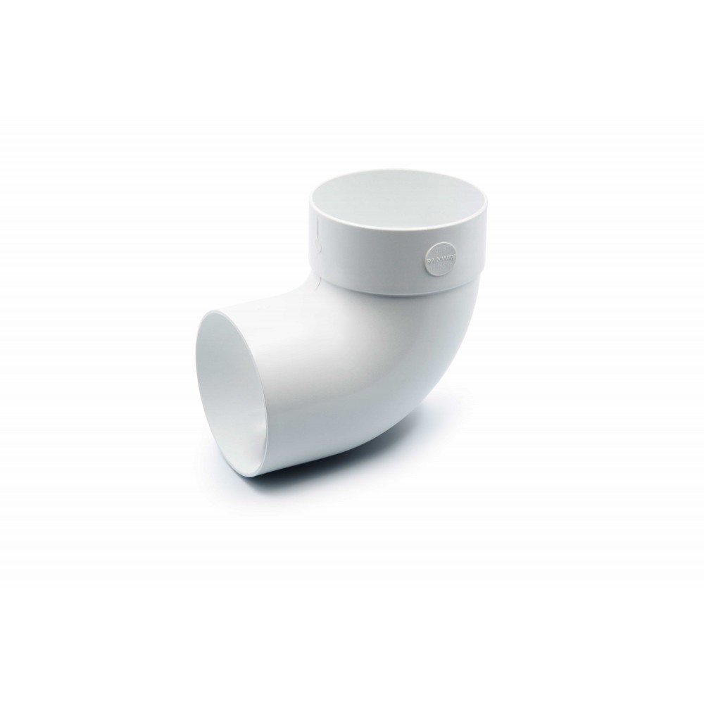 Відвід одномуфтовий 87° 100 мм (RAINWAY 130) білий