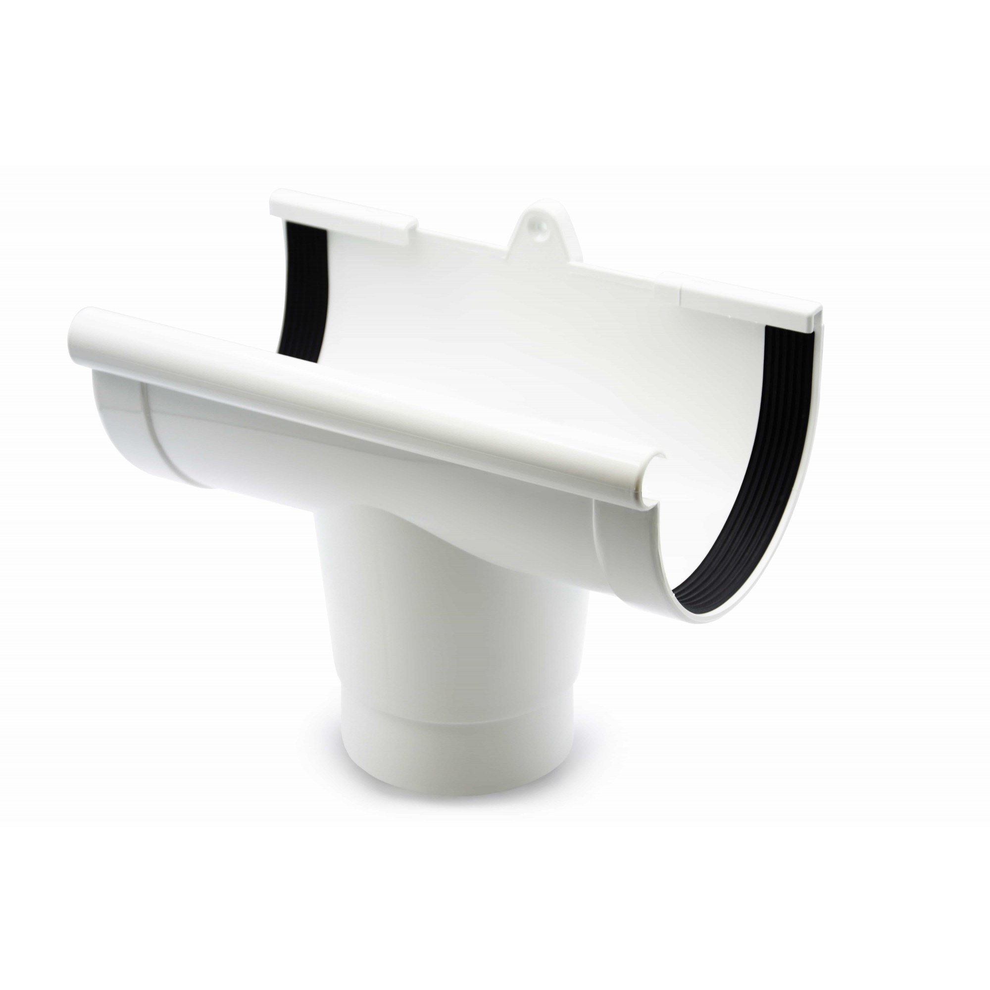 Лійка ринви (RAINWAY 130) біла