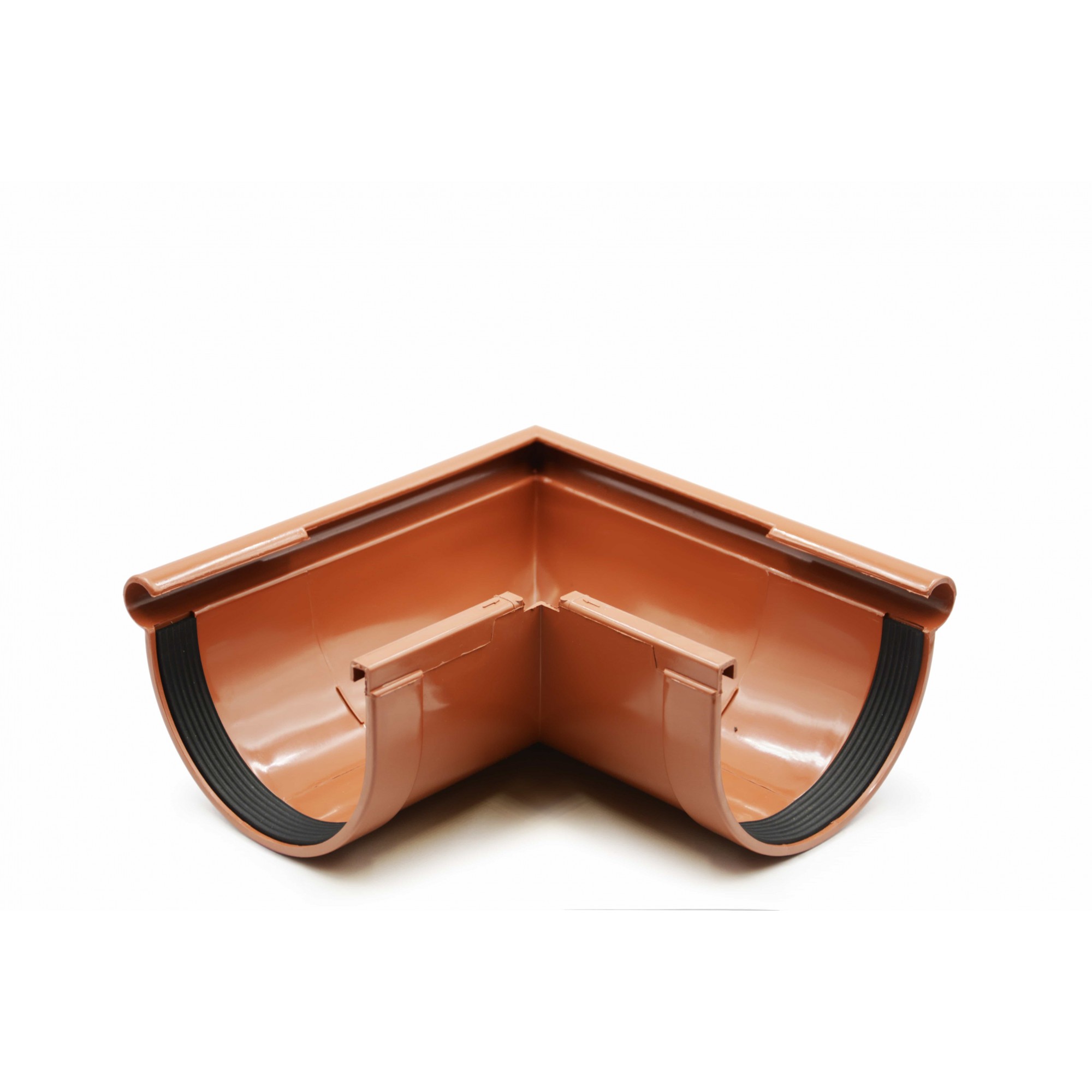 Кут ринви зовнішній 90° (RAINWAY 130) цегляний