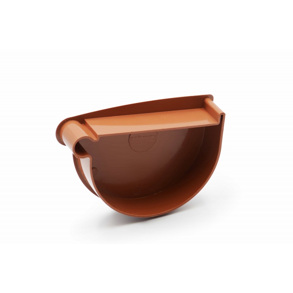 Заглушка лійки ліва (RAINWAY 130) цегляна