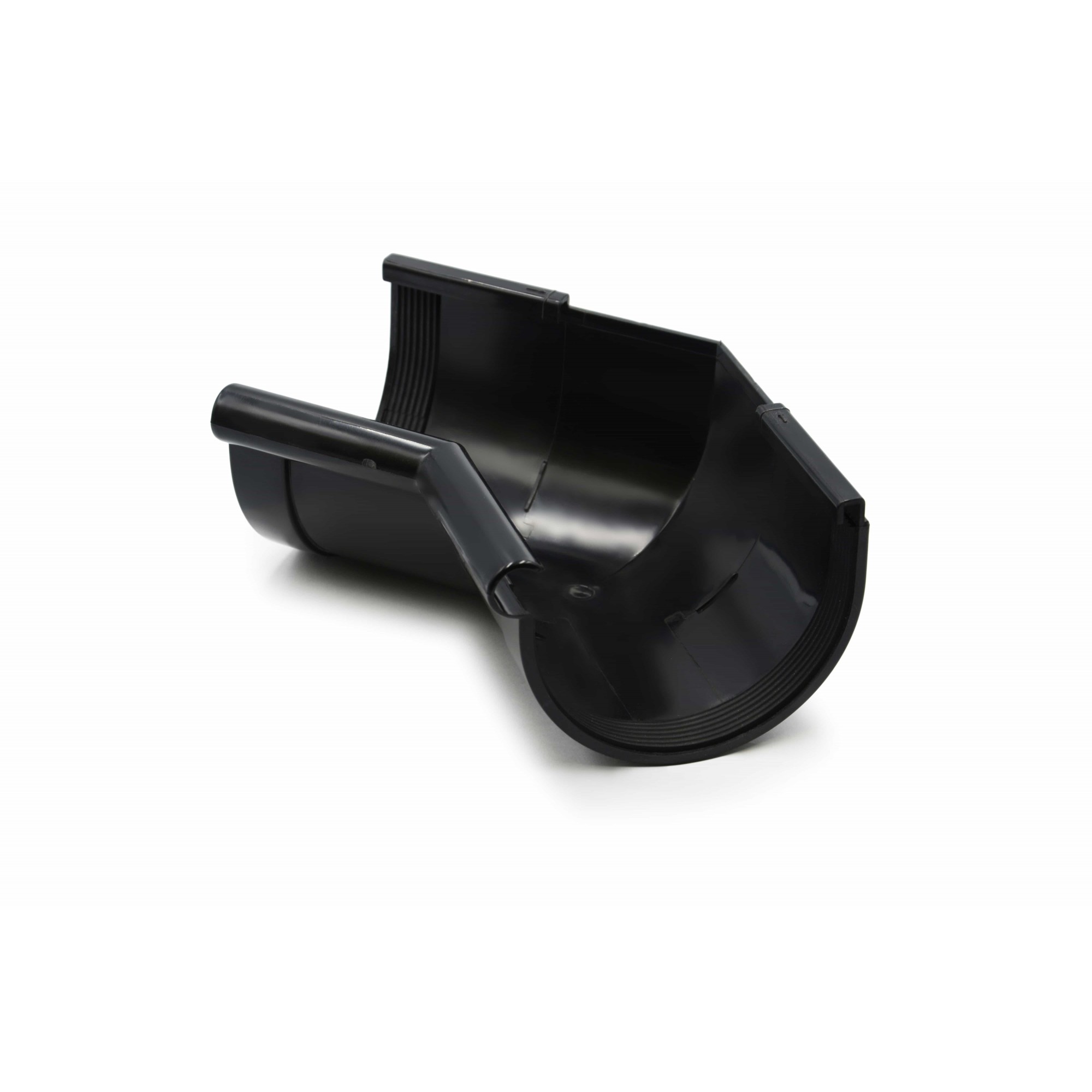 Кут ринви внутрішній 135° (RAINWAY 130) чорний