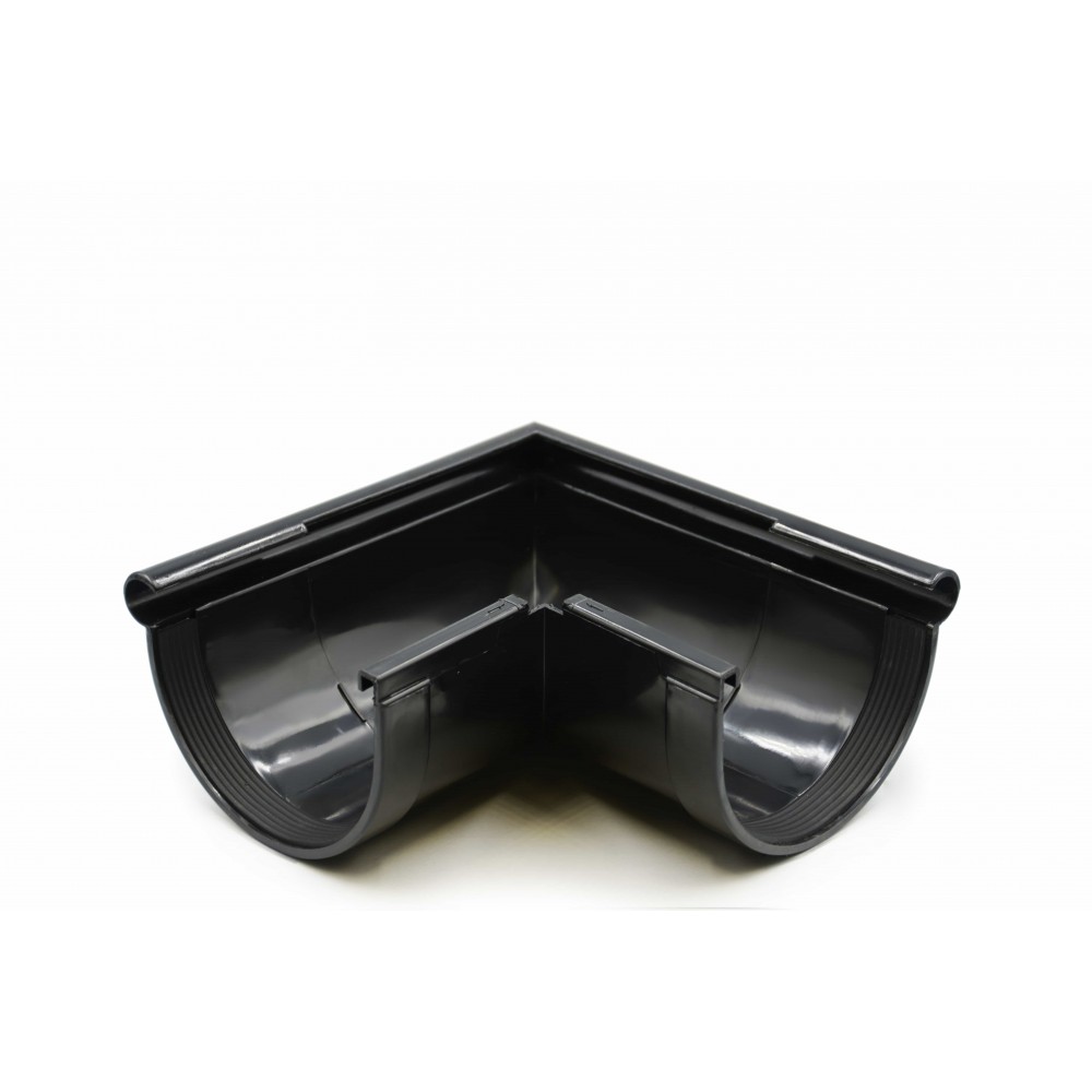External Gutter Angle 90°  130mm RAINWAY black