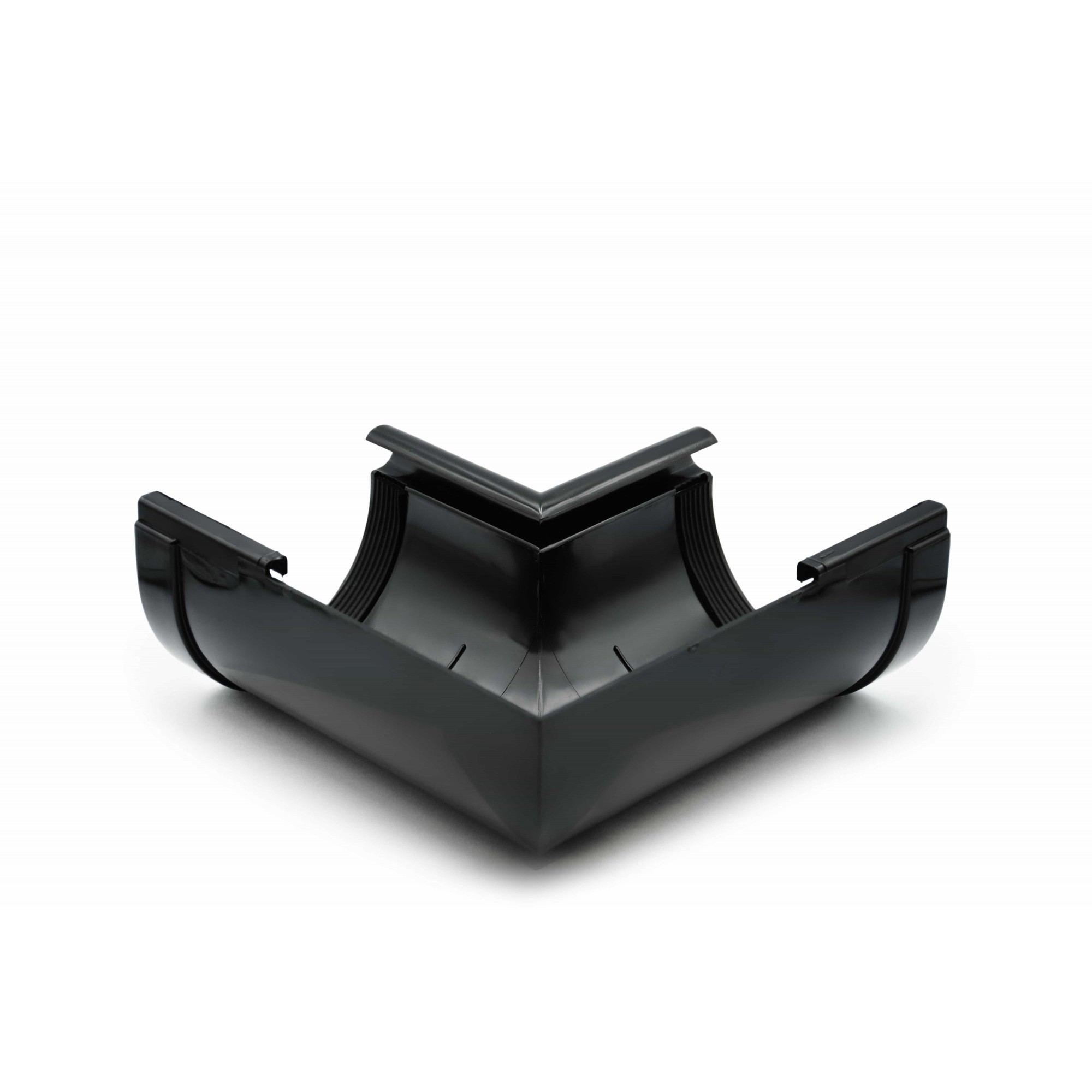 Кут ринви внутрішній 90° (RAINWAY 130) чорний