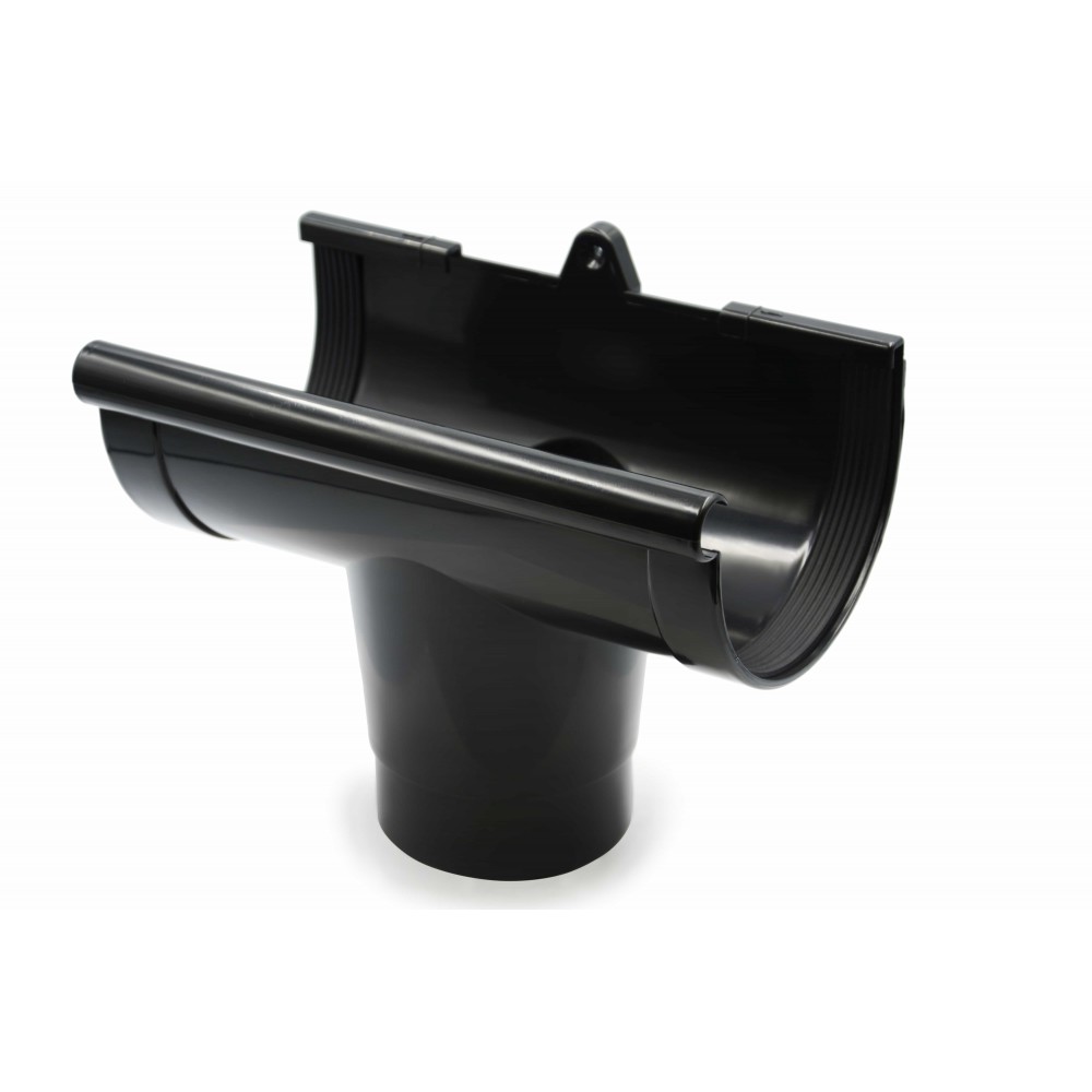 Воронка желоба (RAINWAY 130) черная