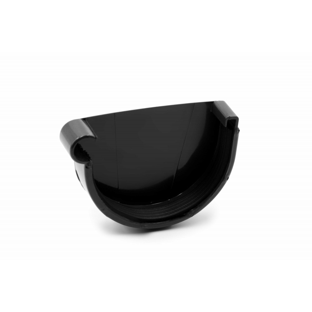 Gutter Stopend Left130 mm black