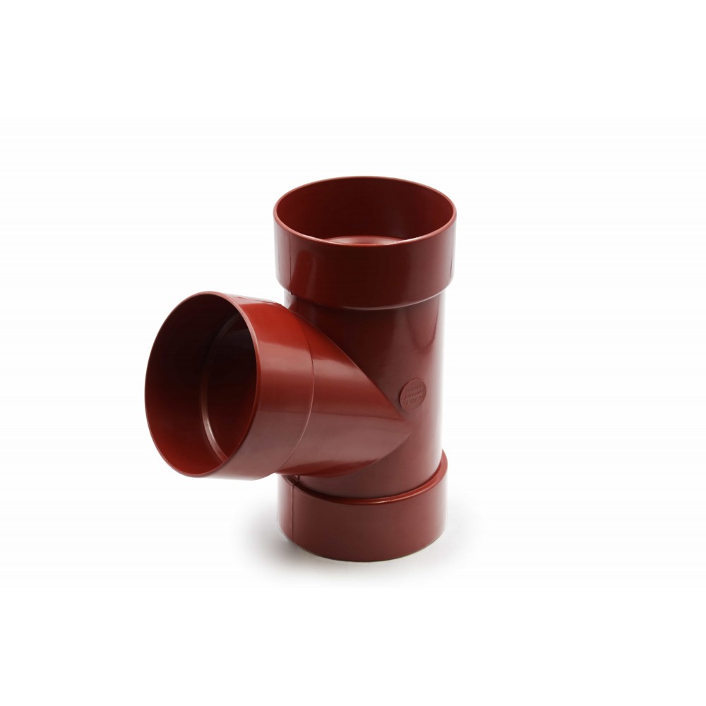 Тройник 67° 100 мм (RAINWAY 130) красный