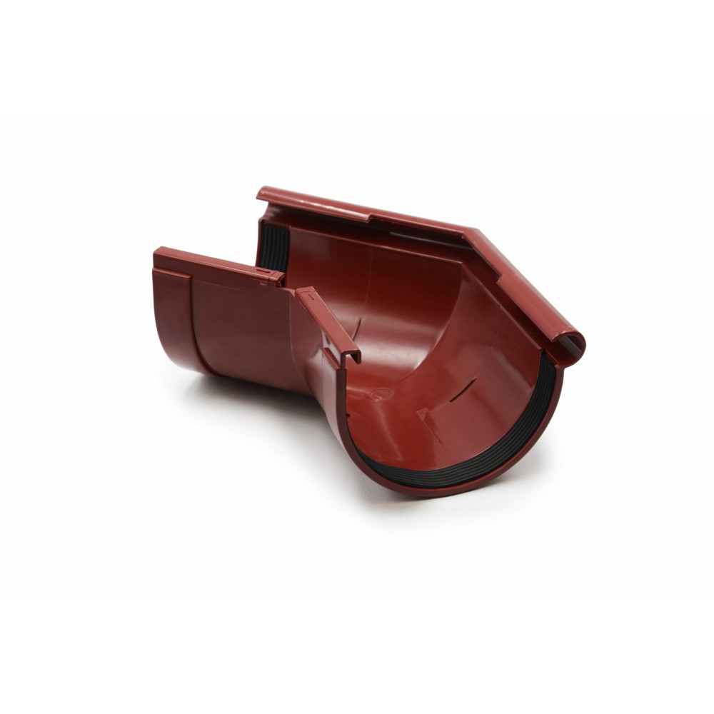 Угол желоба наружный 135° (RAINWAY 130) красный