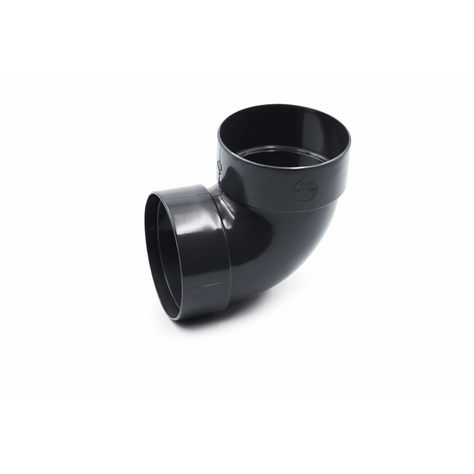 Відвід двомуфтовий 87° 100 мм (RAINWAY 130) графітовий