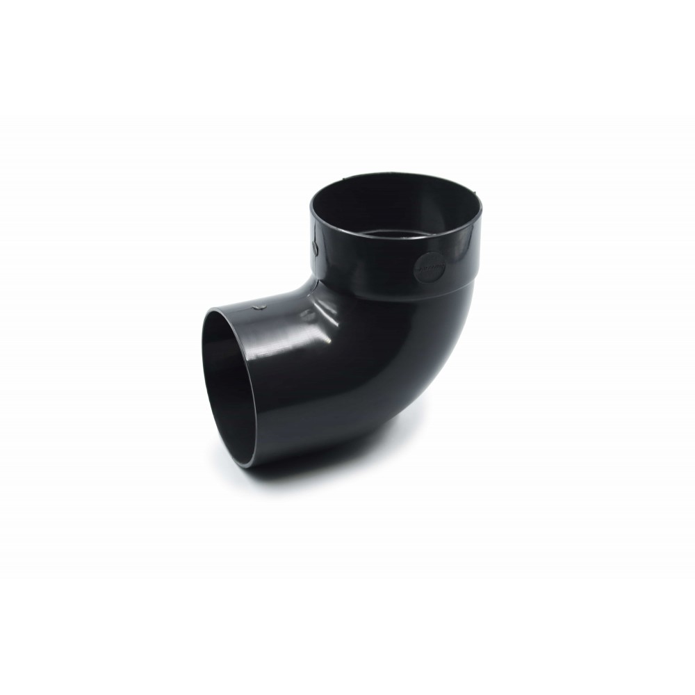 Single Socket Bend 87° 100mm RAINWAY graphite