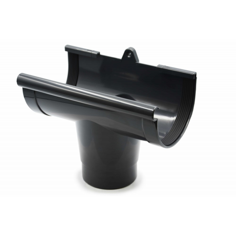 Воронка желоба (RAINWAY 130) графитовая