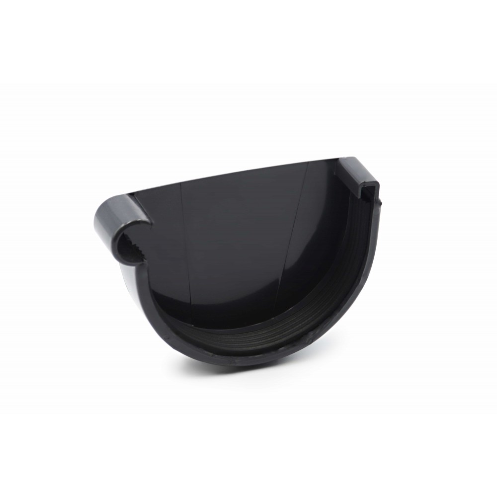 Заглушка ринви ліва (RAINWAY 130) графітова