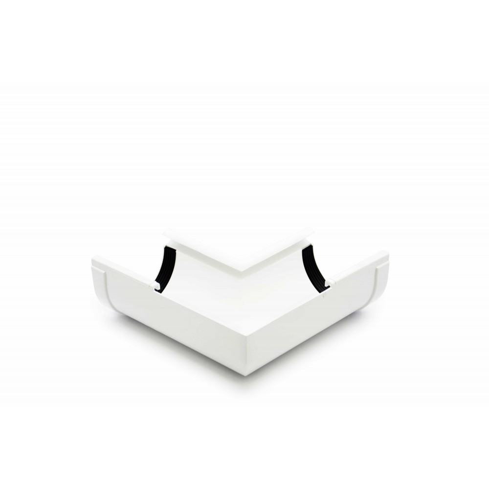 Угол желоба внутренний 90° (RAINWAY 90) белый