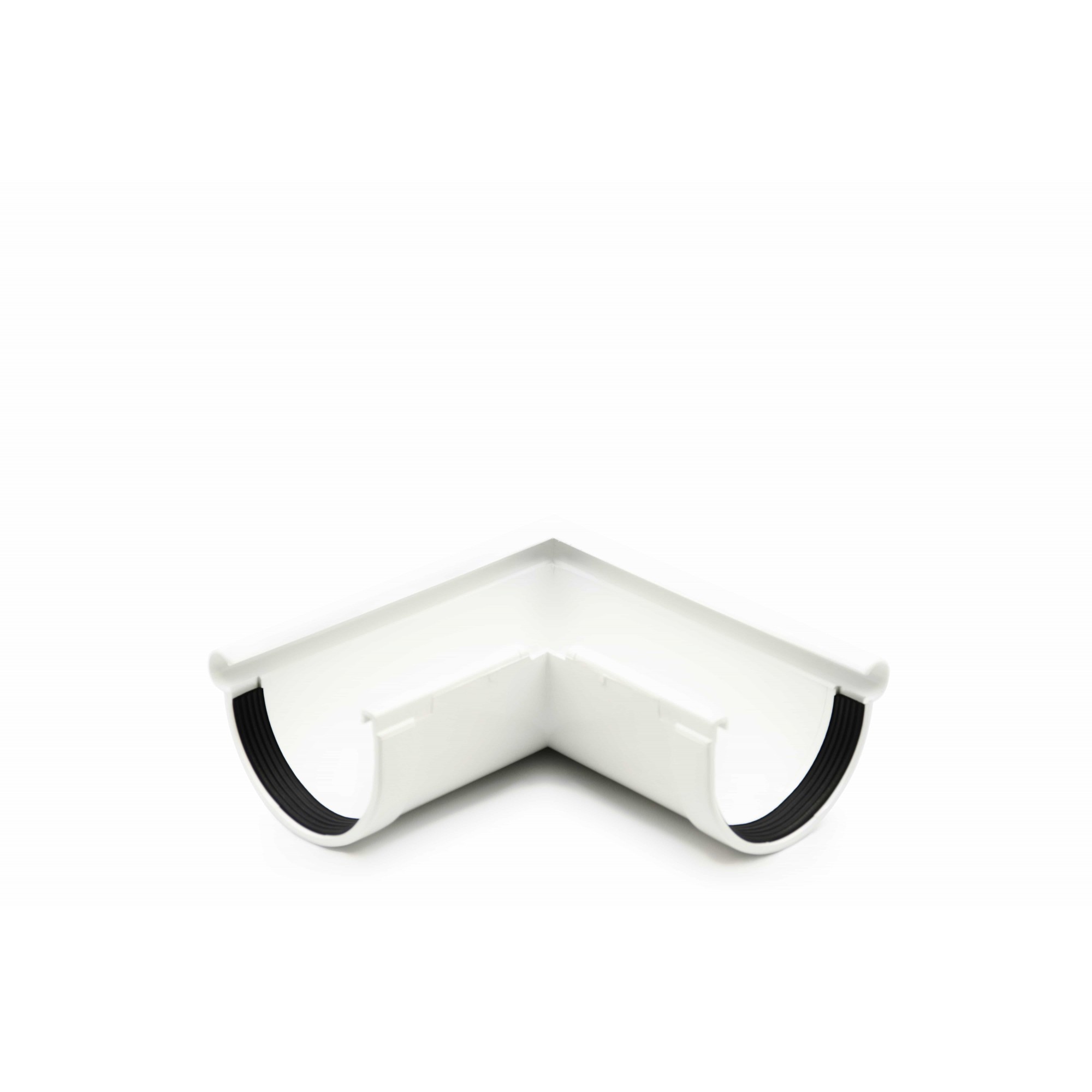 Кут ринви зовнішній 90° (RAINWAY 90) білий