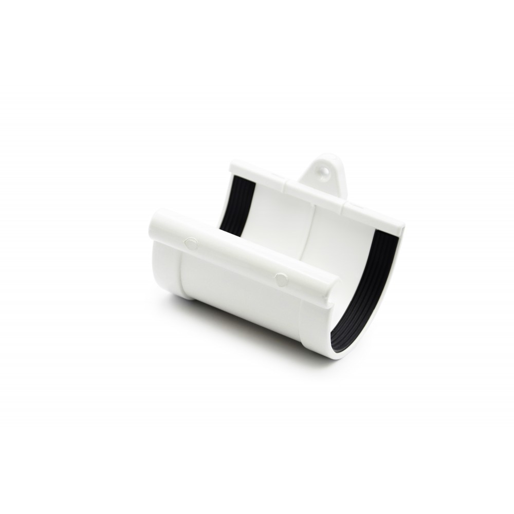 Муфта желоба (RAINWAY 90) белая