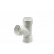 Трійник 67° 75x75 мм (RAINWAY 90) білий