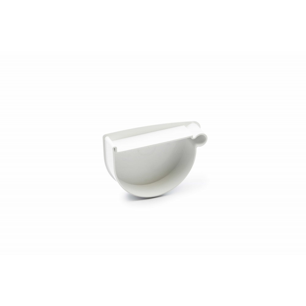 Outlet Stopend Right 90 mm white