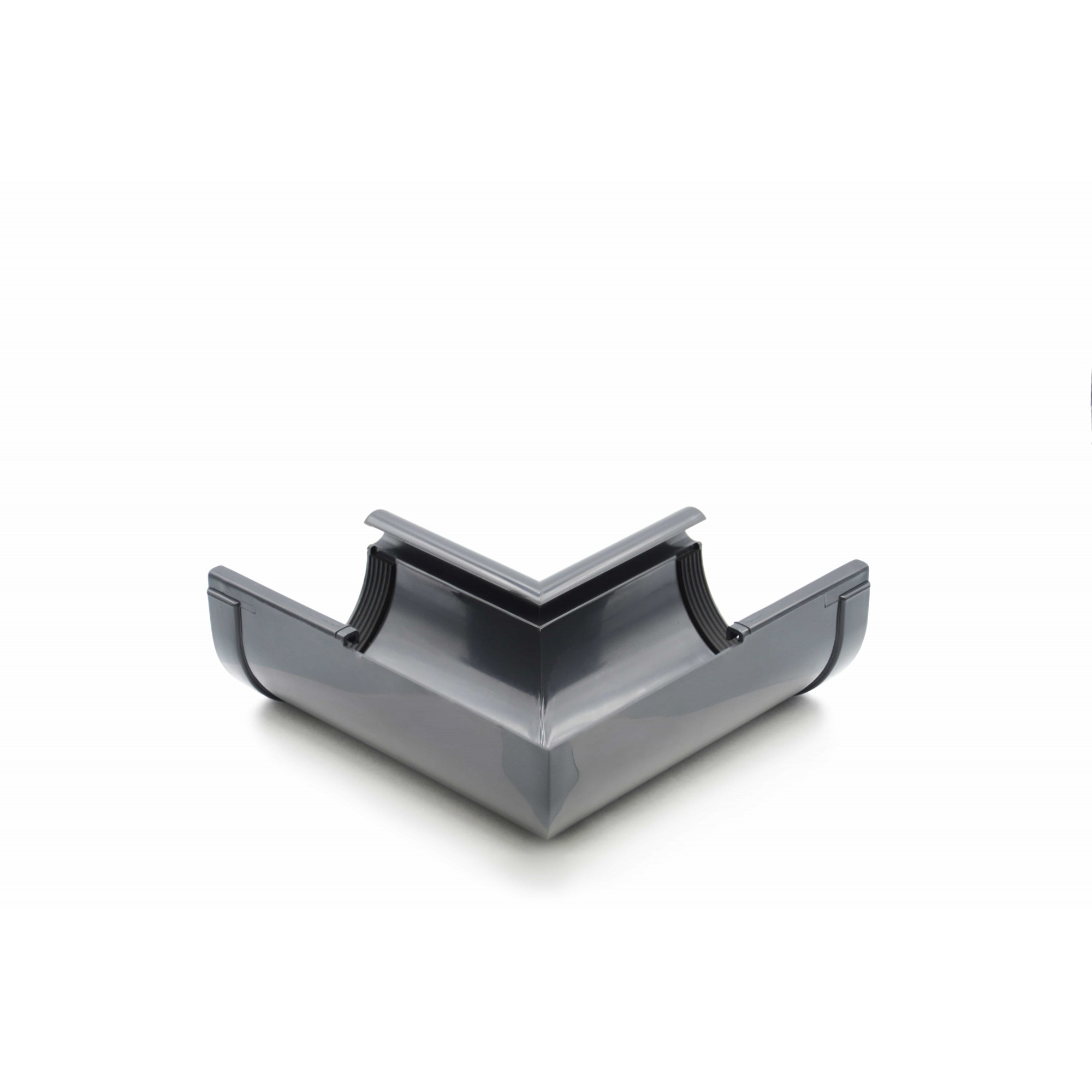 Кут ринви внутрішній 90° (RAINWAY 90) графітовий