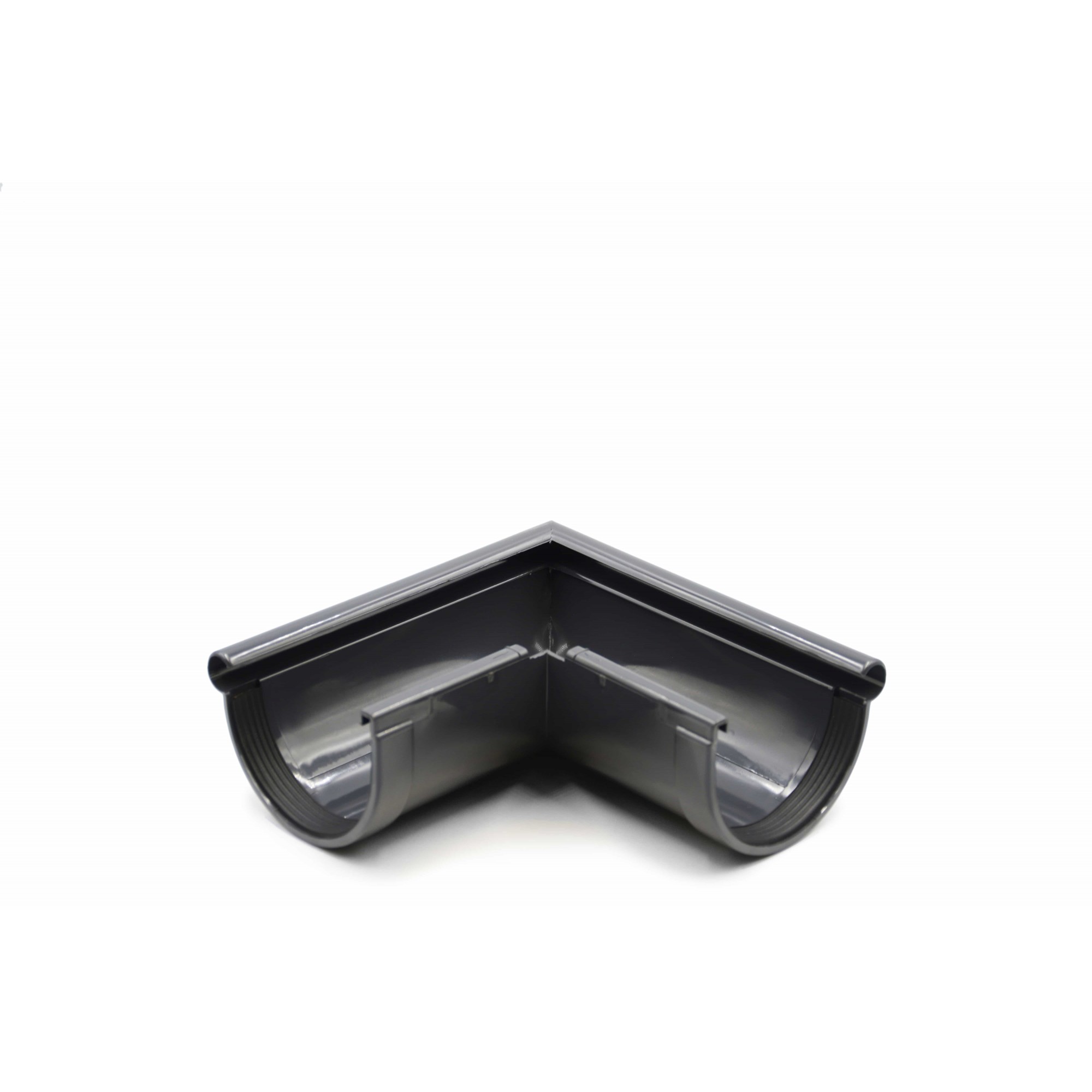 Кут ринви зовнішній 90° (RAINWAY 90) графітовий