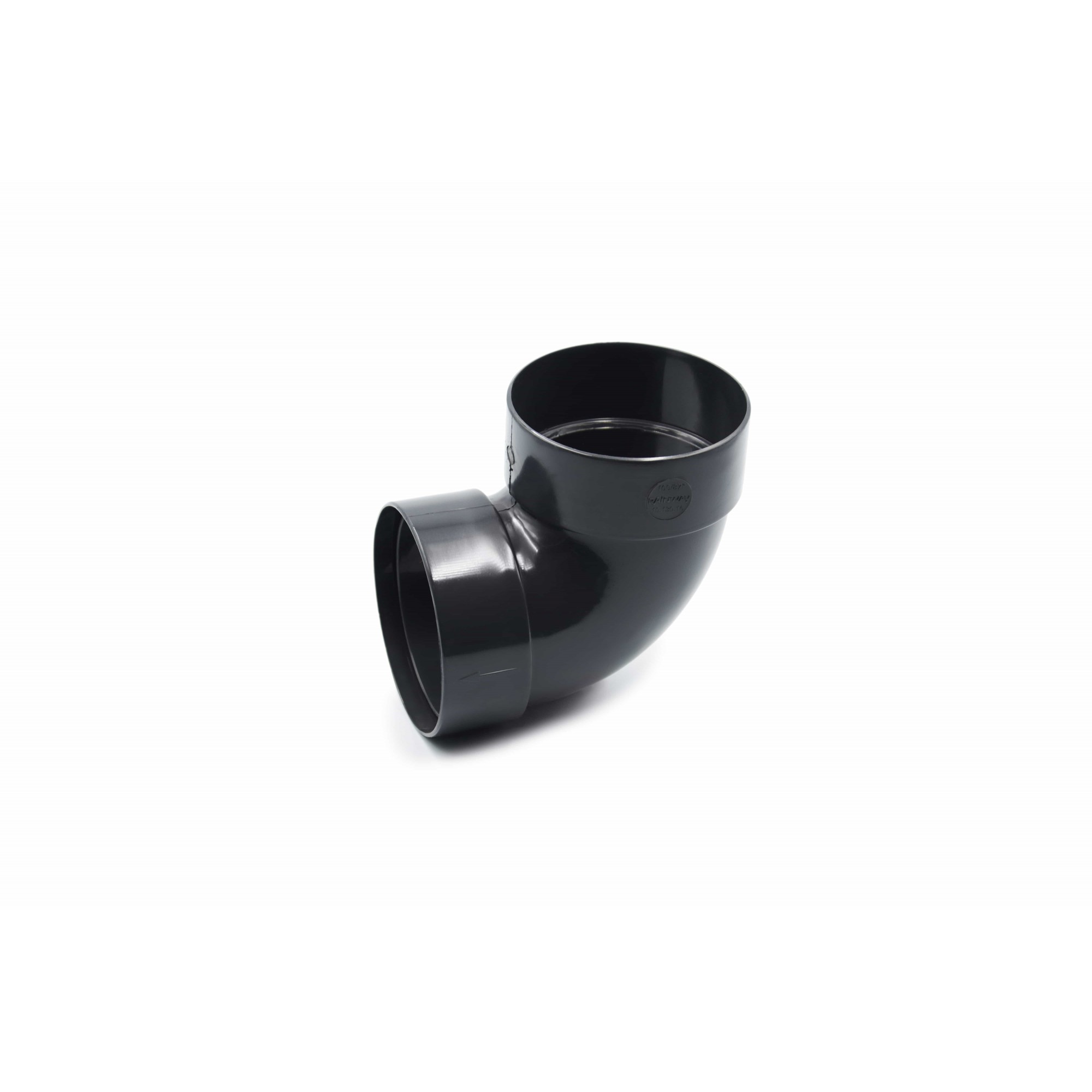 Відвід двомуфтовий 87° 75 мм (RAINWAY 90) графітовий