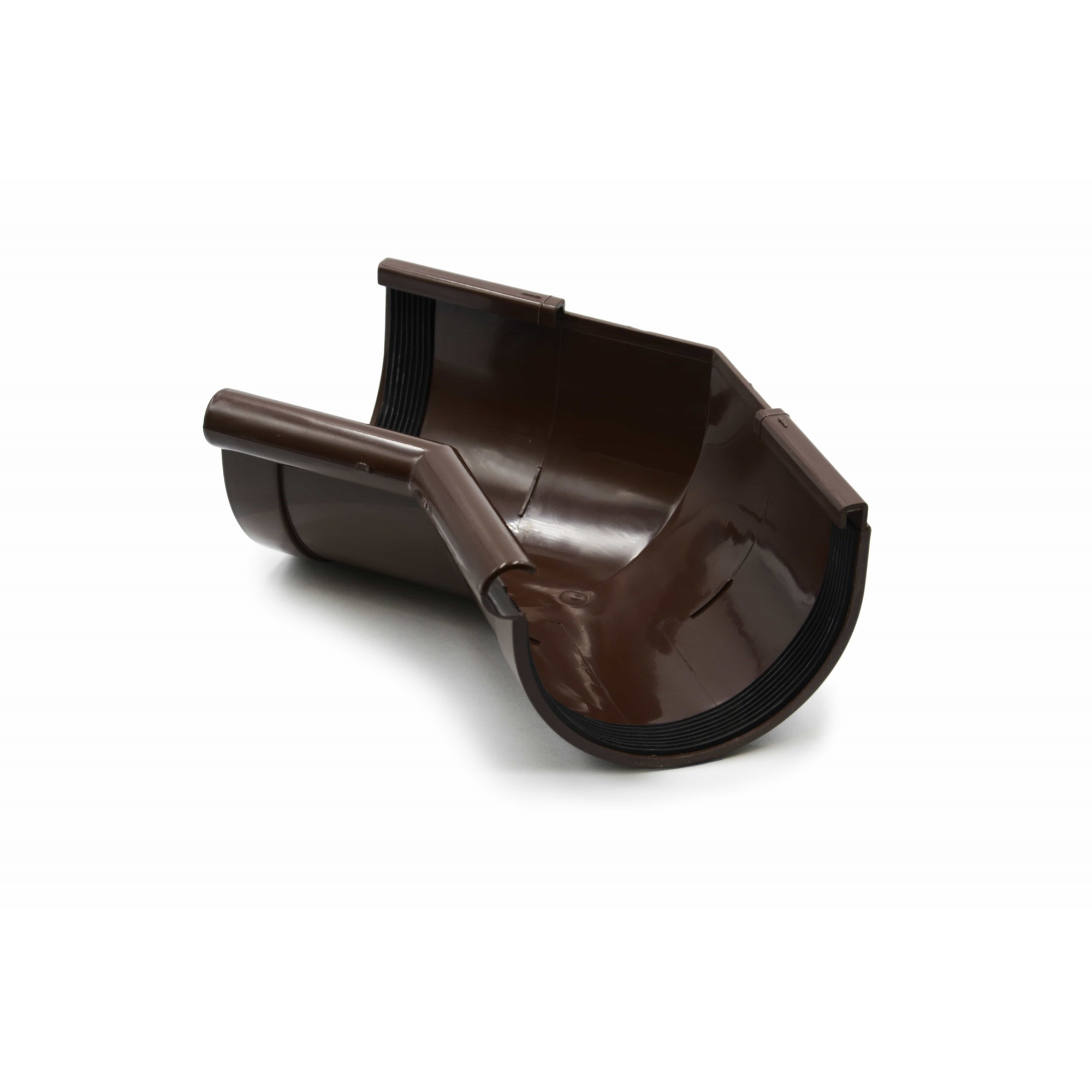 Угол желоба внутренний 135° (RAINWAY 130) коричневый