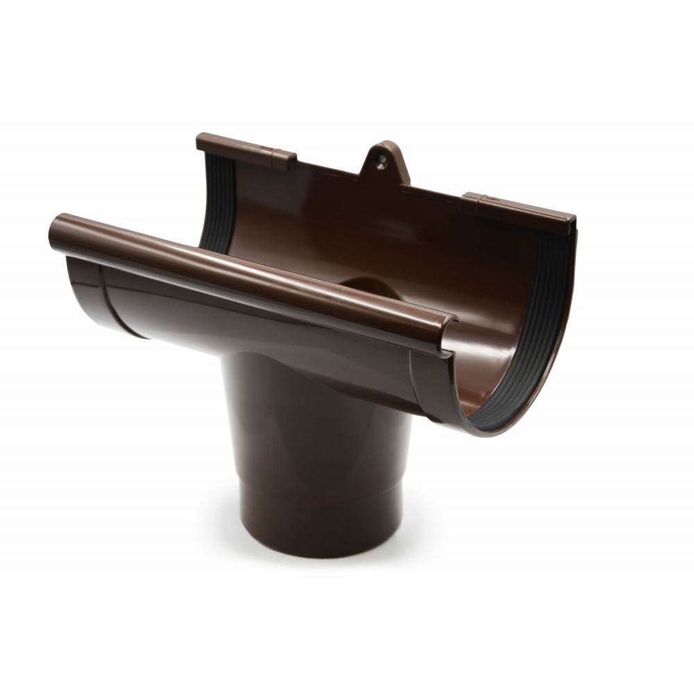 Воронка желоба (RAINWAY 130) коричневая