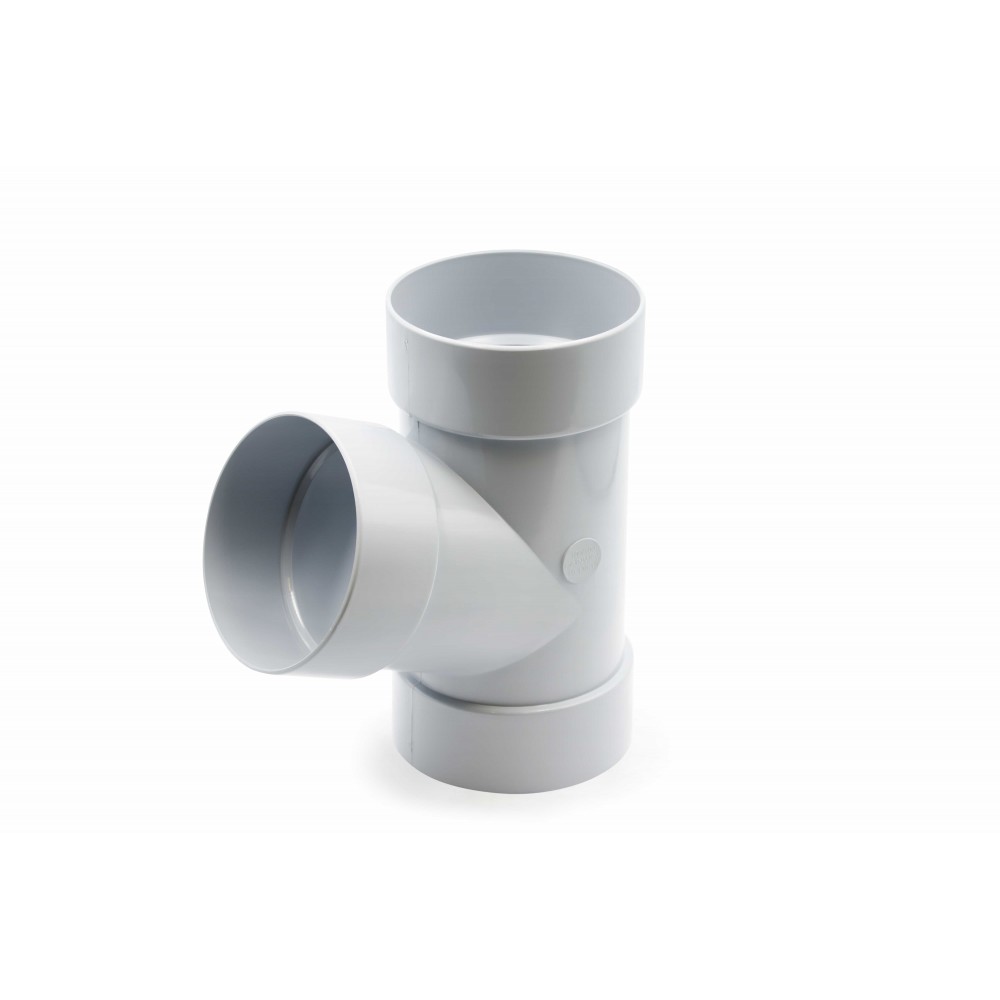 Тройник 67° 100 мм (RAINWAY 130) серый