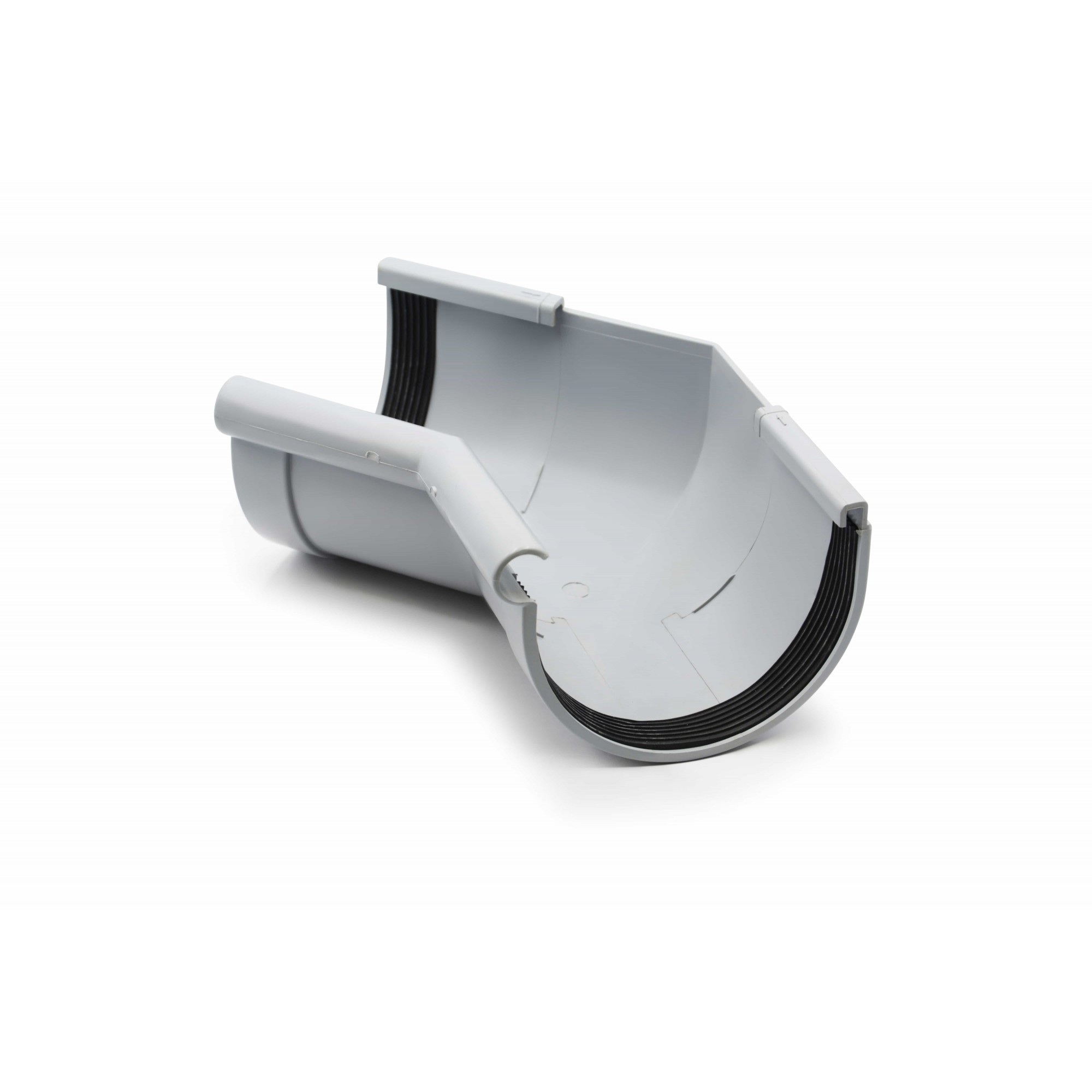 Кут ринви внутрішній 135° (RAINWAY 130) сірий