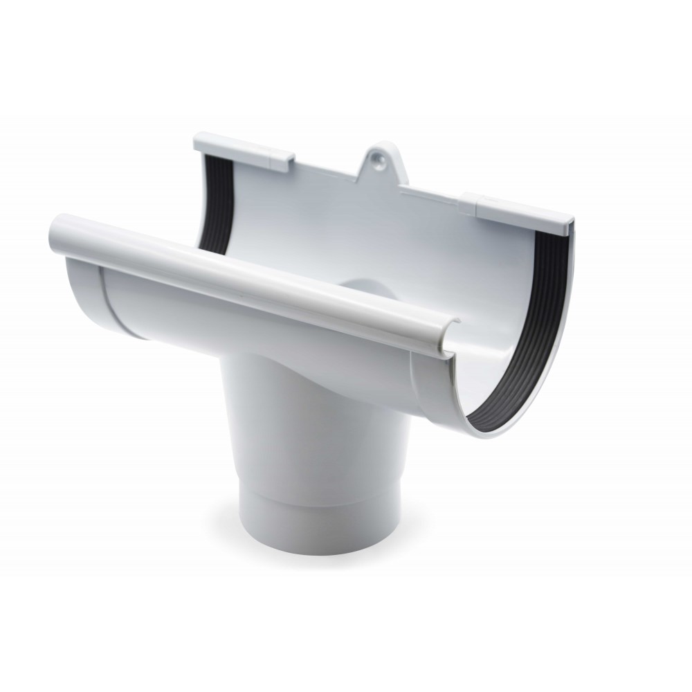 Воронка желоба (RAINWAY 130) серая