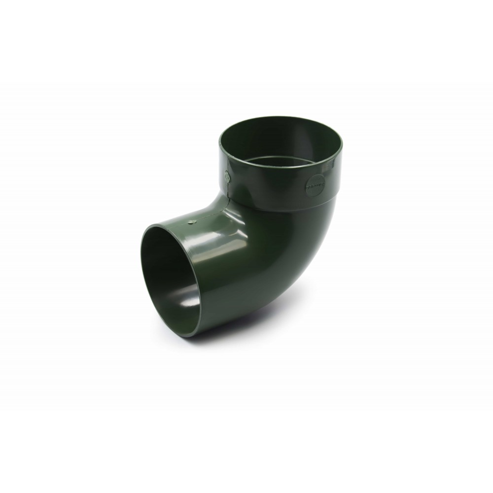 Отвод одномуфтовый 87° 100 мм (RAINWAY 130) зеленый