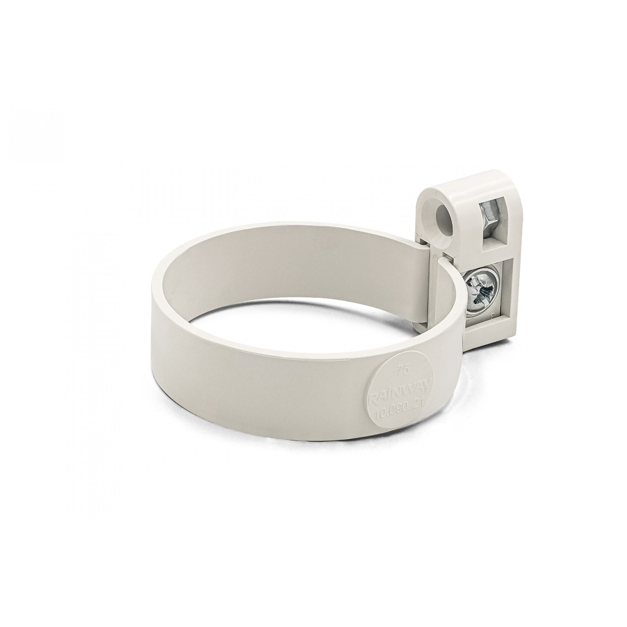 Кронштейн труби 75 мм (Rainway 90) білий