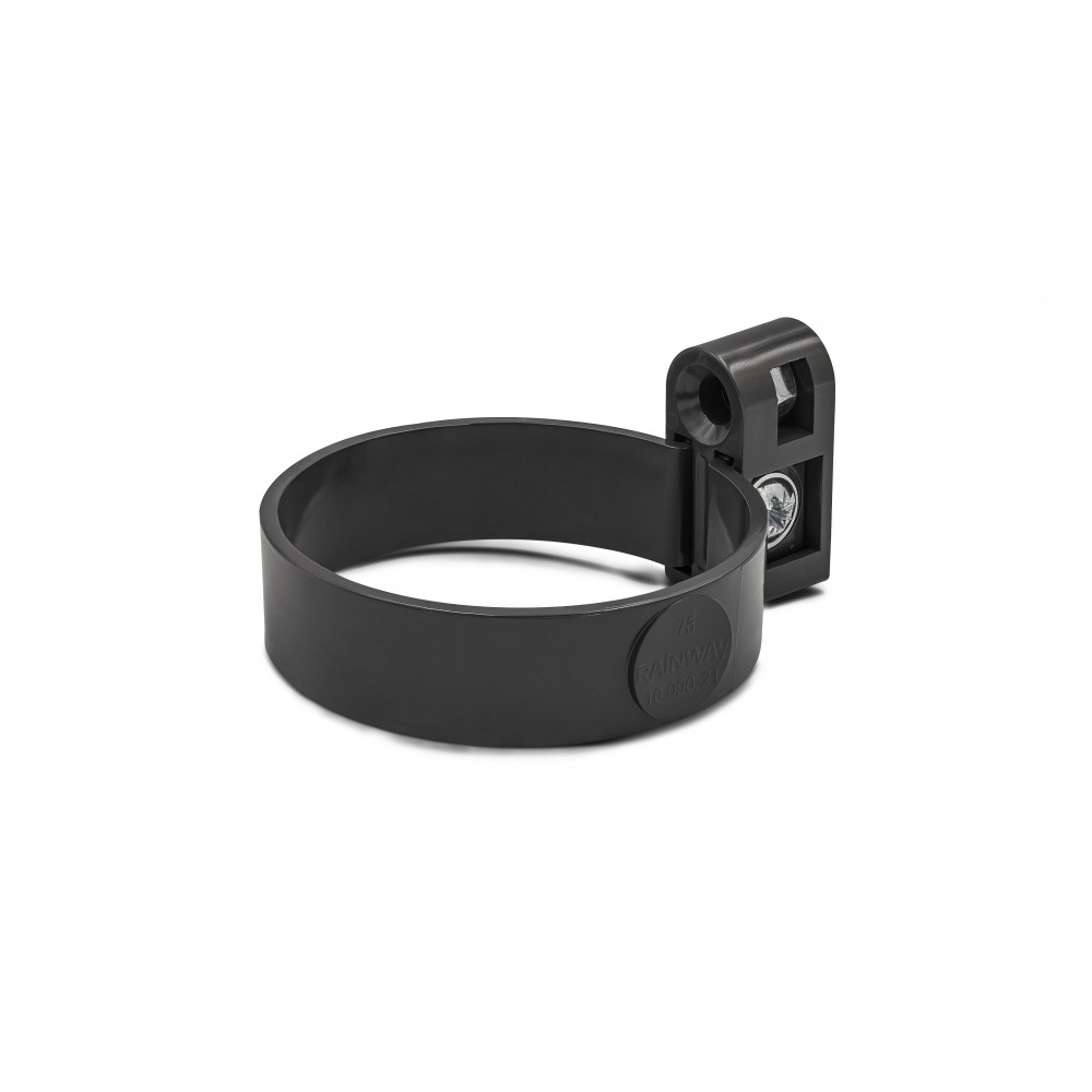 Кронштейн труби 75 мм (Rainway 90) графітовий