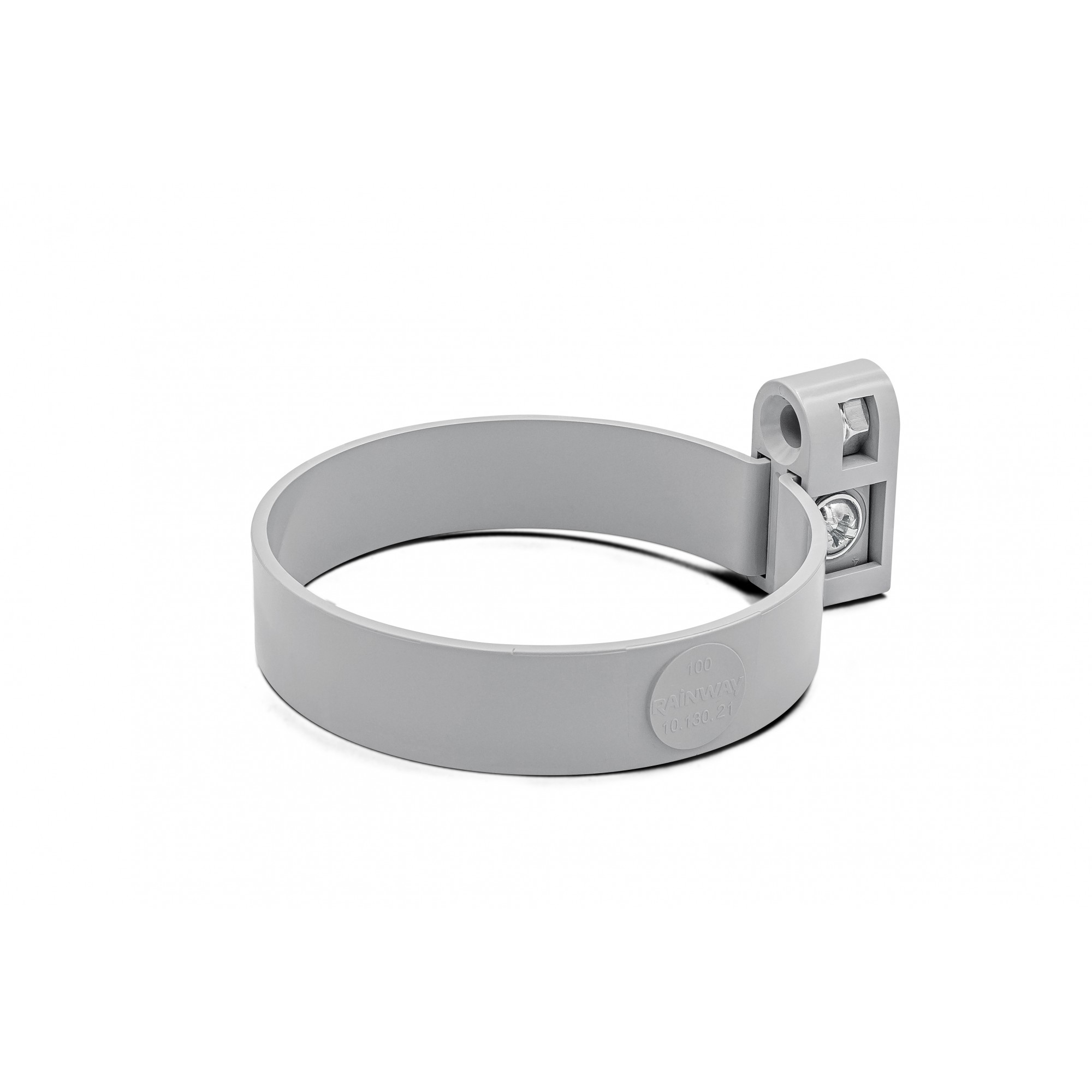 Кронштейн труби 100 мм (RAINWAY 130) сірий