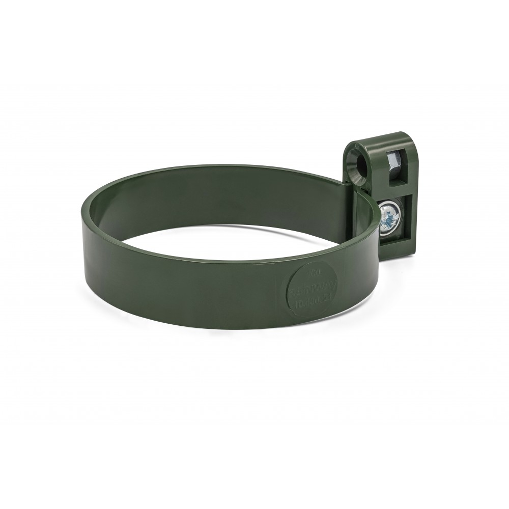 Кронштейн труби 100 мм (RAINWAY 130) зелений