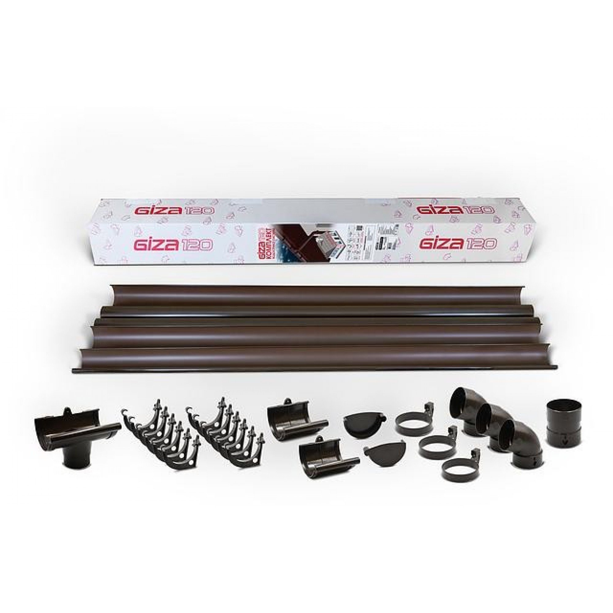 Комплект темно-коричневий 120мм L=8m GIZA 