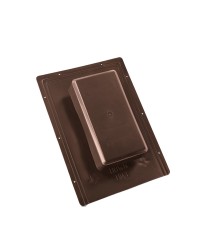 Аератор покрівельний для бітумної черепиці, коричневий