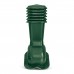 Ventilation outlet for metal tiles, 110 mm, green