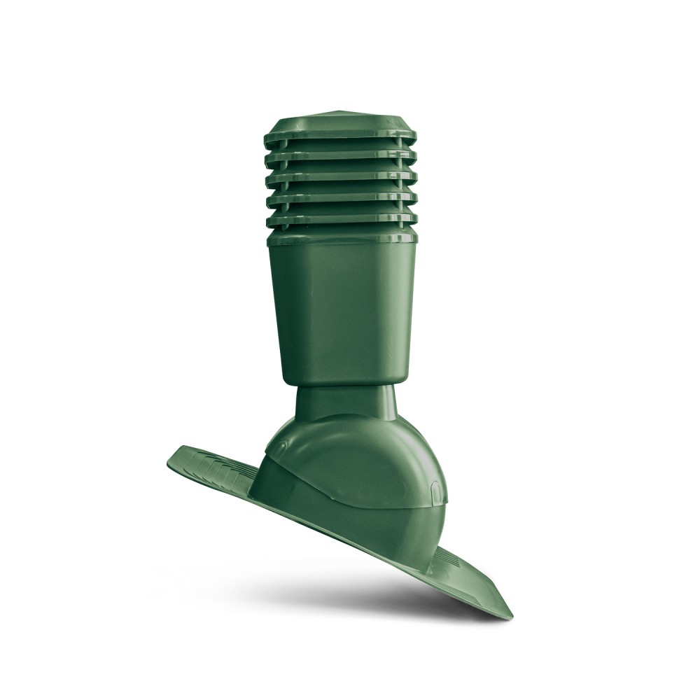 Вентиляційний вихід для бітумної черепиці 110 мм зелений Вентиляційний вихід для бітумної черепиці 110 мм зелений
