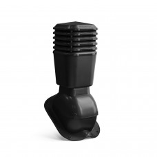 Вентиляційний вихід для металочерепиці утеплений 110 мм чорний