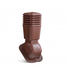 Вентиляційний вихід для металочерепиці утеплений 110 мм коричневий