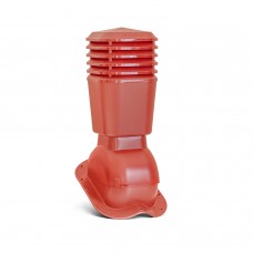 Вентиляційний вихід для металочерепиці утеплений 110 мм червоний