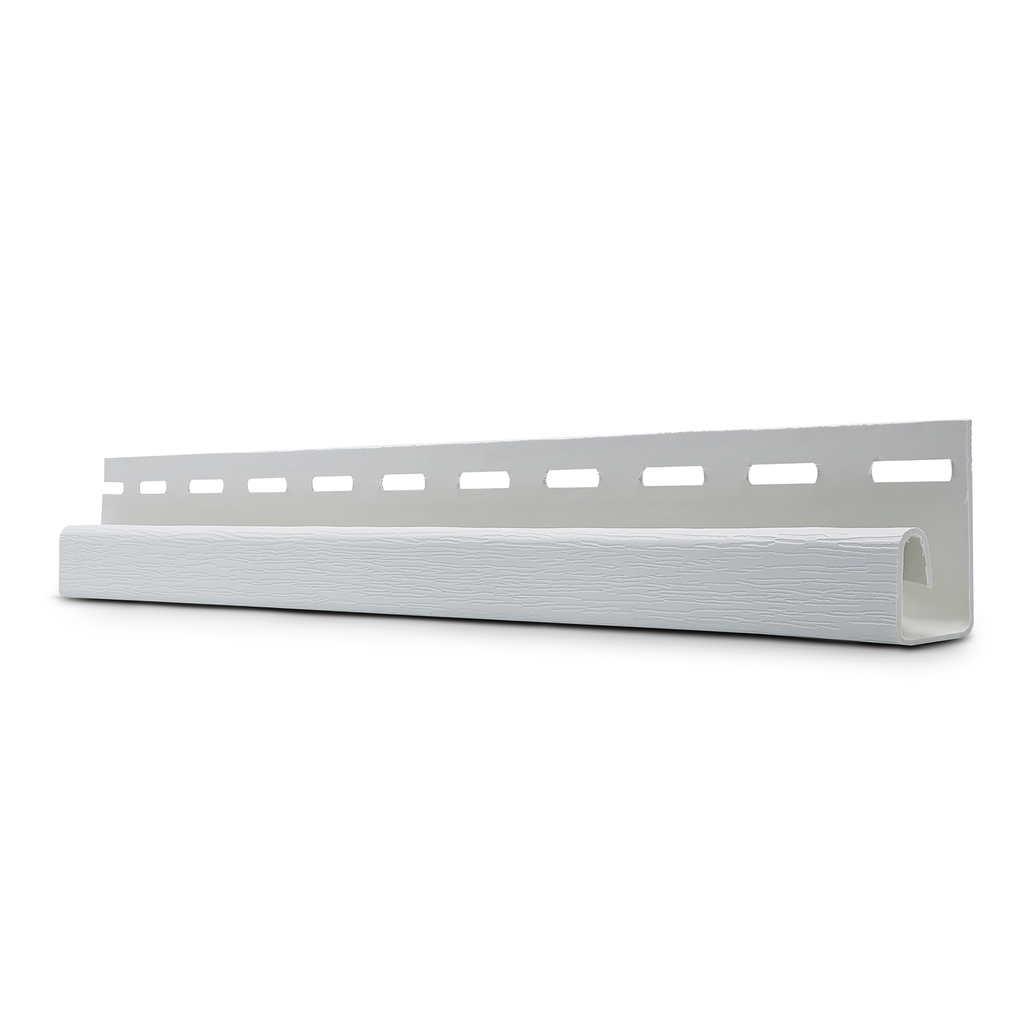 J-profile L-3000 mm white, Soffit Premium