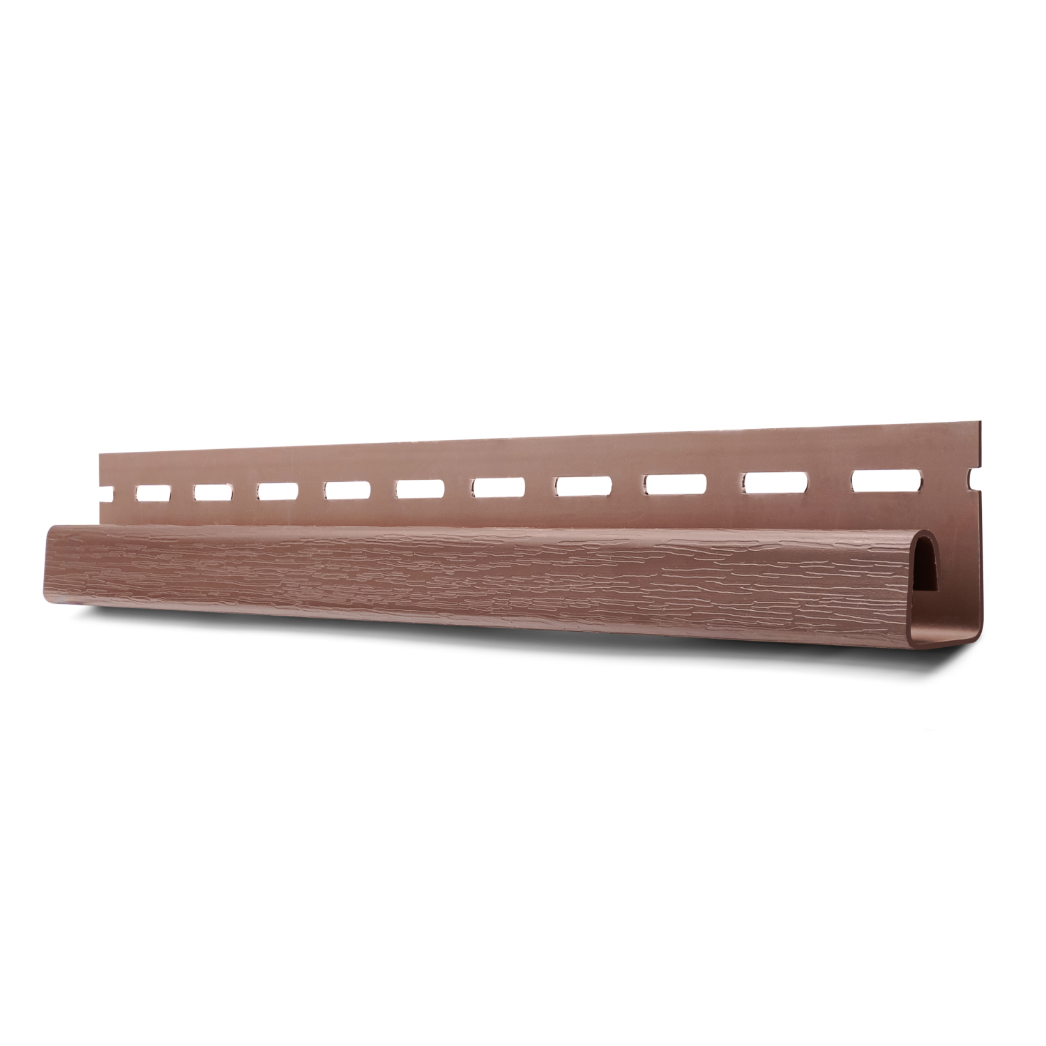 J-profile L-3000 mm brown, Soffit Premium